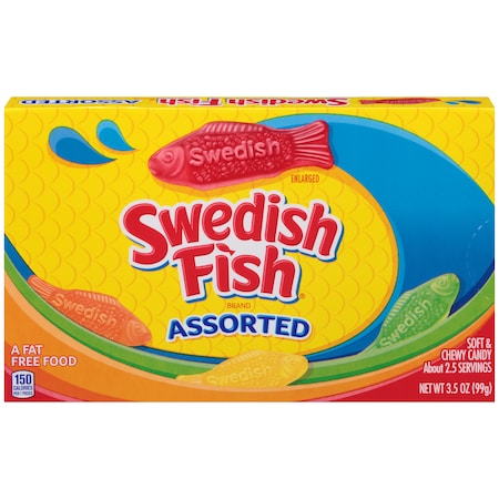 Swedish Fish 3.5 oz. Swedish Fish Assorted Box, PK12 3451